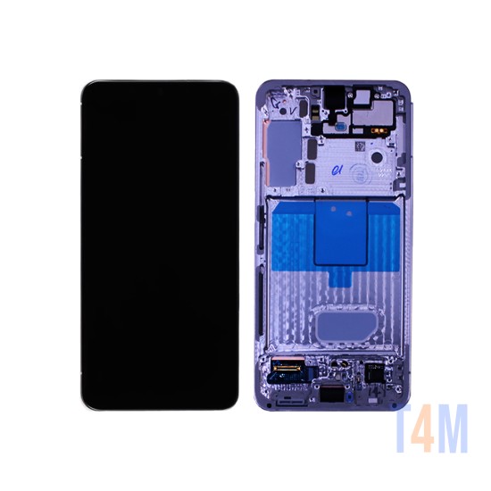 Touch+Display+Frame Samsung Galaxy S22/S901 Service Pack Branco
